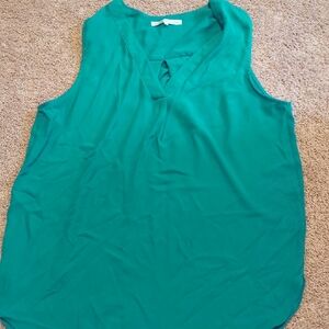 Sleeveless Green Top